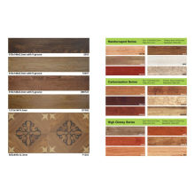 Precio barato HDF Material La mejor calidad de suelo laminado